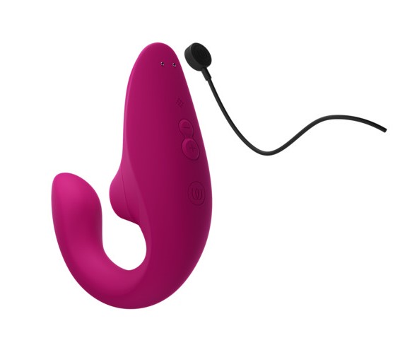 Бесконтактный клиторальный стимулятор Womanizer Blend, малиновый