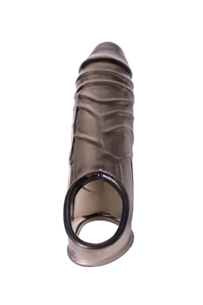 Насадка ToyFa XLover, черная прозрачная, 15,5 см