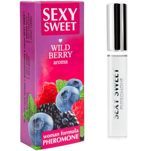 Парфюмированное средство для тела Биоритм Sexy Sweet Wild Berry с феромонами 10 мл