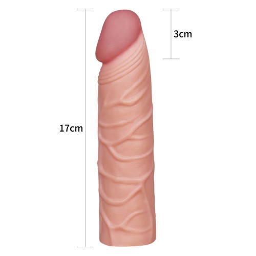 Удлиняющая насадка на пенис Lovetoy LV1051F X-Tender Penis Sleeve + 3 см