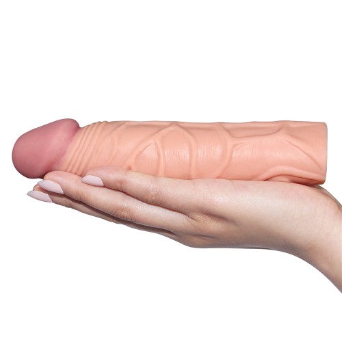 Удлиняющая насадка на пенис Lovetoy LV1051F X-Tender Penis Sleeve + 3 см