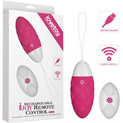 Перезаряжаемое виброяйцо с пультом дистанционного управления Lovetoy Ijoy Wireless Remote Control Rechargeable Egg