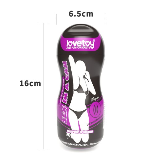 Мастурбатор в колбе Lovetoy SEX IN A CAN