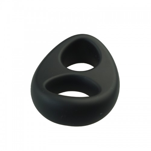 Двойное кольцо эрекционное Lovetoy Ultra Soft Platinum-Cure Silicone Cockring