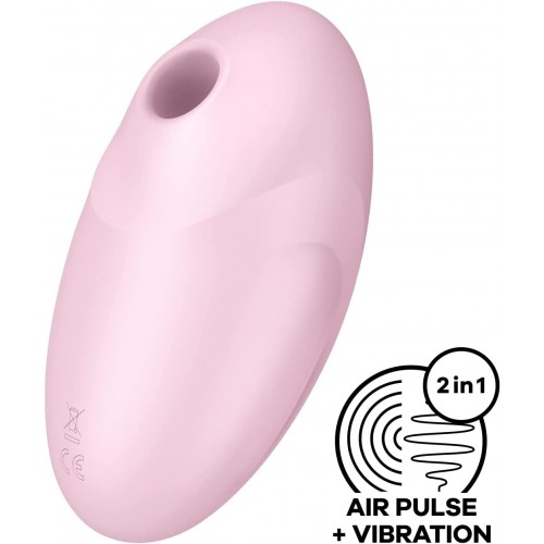 Вакуумно-волновой стимулятор клитора с вибрацией Satisfyer Vulva Lover 3 розовый