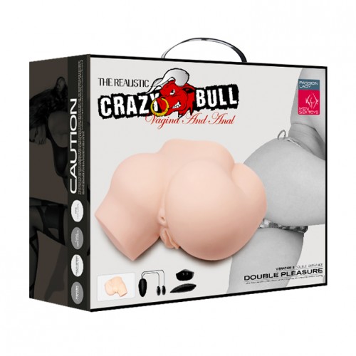 Мастурбатор Baile Crazy Bull Vagina and Anal с вибрацией