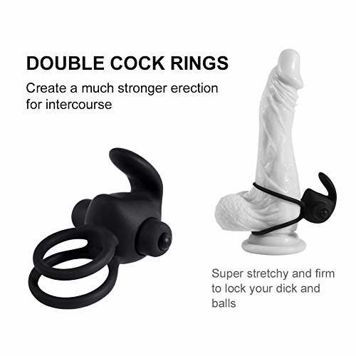 Двойное виброкольцо Nlonely Double Cock Ring розовое