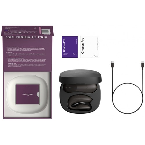 Смарт-вибратор для двоих We-Vibe Chorus Pro черный