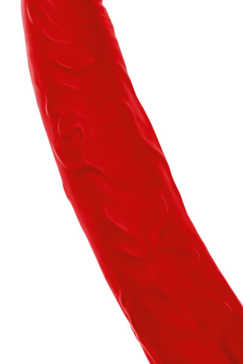 Насадка на пенис для двойного проникновения Black&Red by TOYFA, красный, 16,5 см