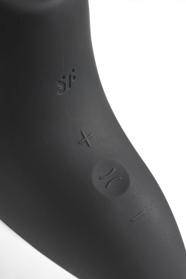 Вакуумно-волновой стимулятор клитора Satisfyer Magnetic Deep Pulse, черный, 11 см