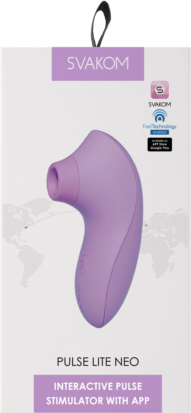 Мембранно-волновой клиторальный стимулятор Svakom Pulse Lite Neo lavender