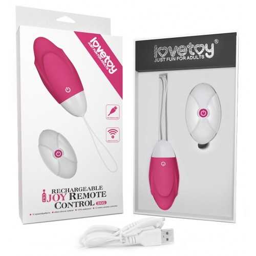 Рельефное виброяйцо с пультом дистанционного управления Lovetoy Ijoy Wireless Remote Control Rechargeable Egg