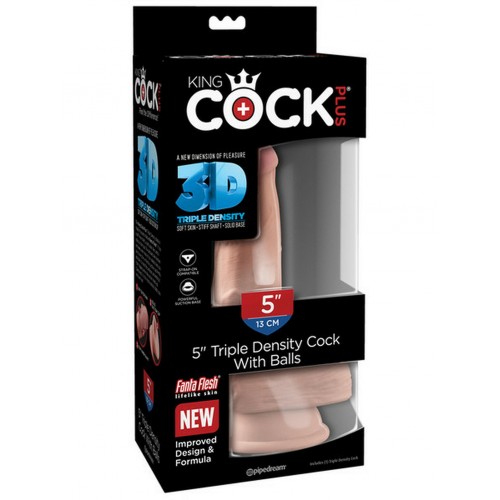 Крупный фаллоимитатор на присоске PipeDream King Cock Plus Triple Density 24 см