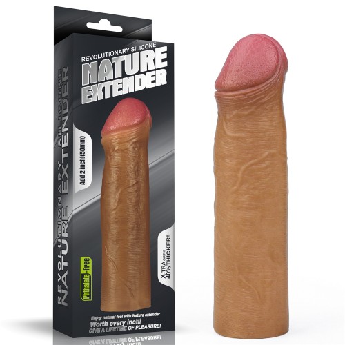 Удлиняющая насадка на пенис Lovetoy LV4213 Nature Extender + 5,5 см
