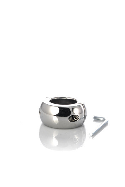 Утяжелитель на мошонку TOYFA Metal, серебряный, 420 г