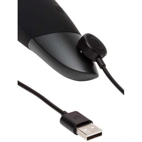 Бесконтактный клиторальный стимулятор Womanizer Enhance с вибрацией, черный