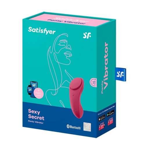 Клиторальный смарт-стимулятор Satisfyer Sexy Secret бордовый