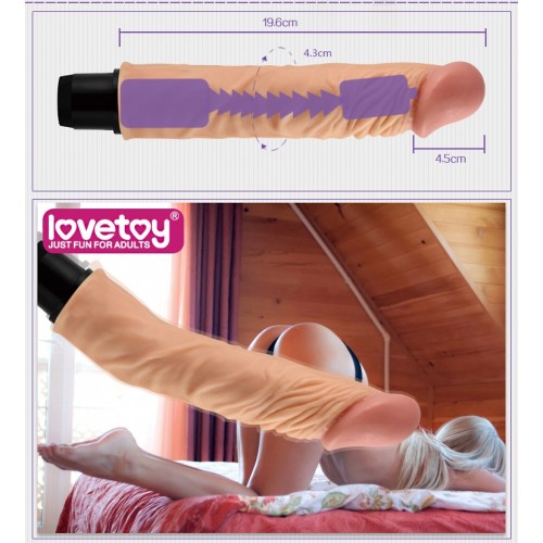 Вибратор гнущийся Lovetoy Real Feel Flexi 9.8”
