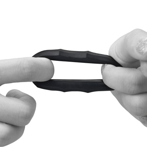 Эрекционное кольцо черное Lovetoy POWER PLUS COCK RING