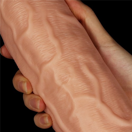 Фаллоимитатор Lovetoy реалистичый с присоской LoveToy Curved Dildo 24 см