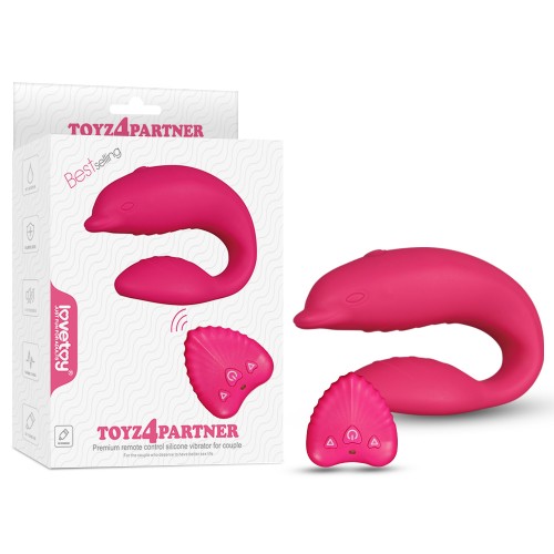 Вибратор для пар Lovetoy с дистанционным управлением Toyz4Partner Rechargeable Partner Vibrator