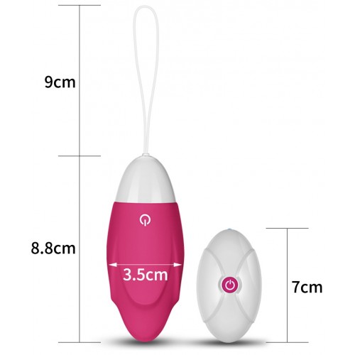 Рельефное виброяйцо с пультом дистанционного управления Lovetoy Ijoy Wireless Remote Control Rechargeable Egg