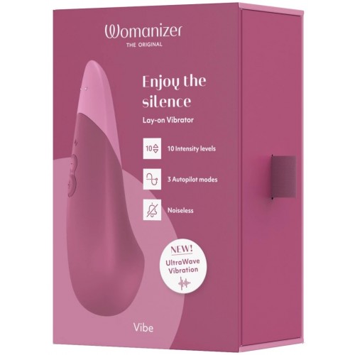Клиторальный вибратор Womanizer Vibe темно-розовый