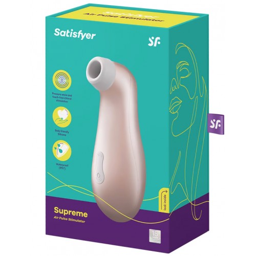 Вакуумно-волновой бесконтактный стимулятор клитора Satisfyer Supreme
