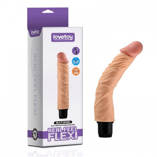 Вибратор гнущийся Lovetoy Real Feel Flexi 9.8”