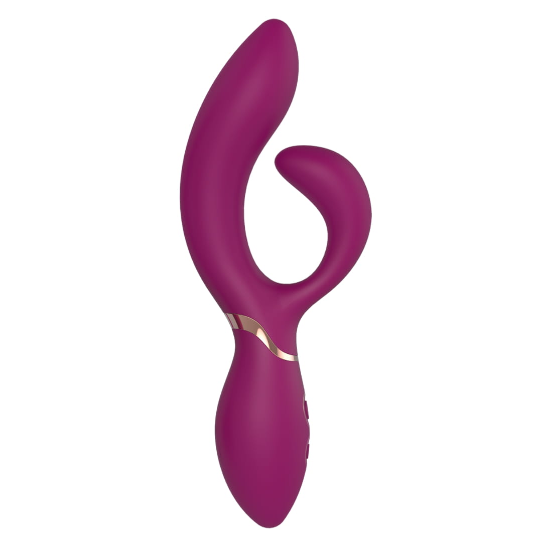 Ультрагибкий вибратор-кролик Anasteisha Flower