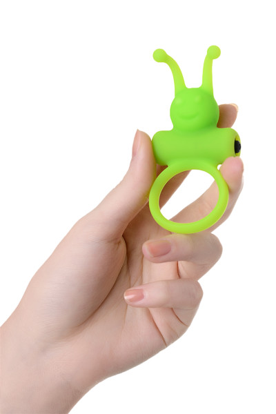 Эрекционное кольцо на пенис A-Toys by TOYFA, зеленый, 3,1 см