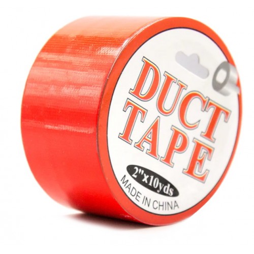 Бондажная лента Kissexpo Duct Tape красная 15 м