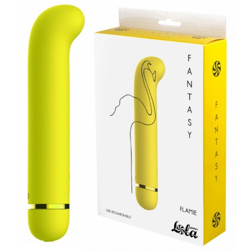 Перезаряжаемый вибратор Lola Toys для точки G Fantasy Flamie