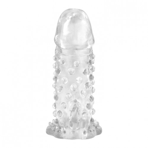 Насадка на пенис Baile с клиторальным стимулятором Brave Man