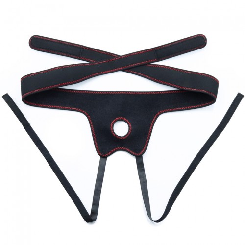 Страпон телесный с вибрацией Lovetoy Vibrating Easy Strapon Set 19 см