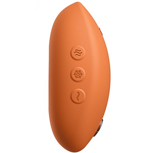 Клиторальный вибростимулятор We-Vibe Temp с функцией нагрева и охлаждения оранжевый