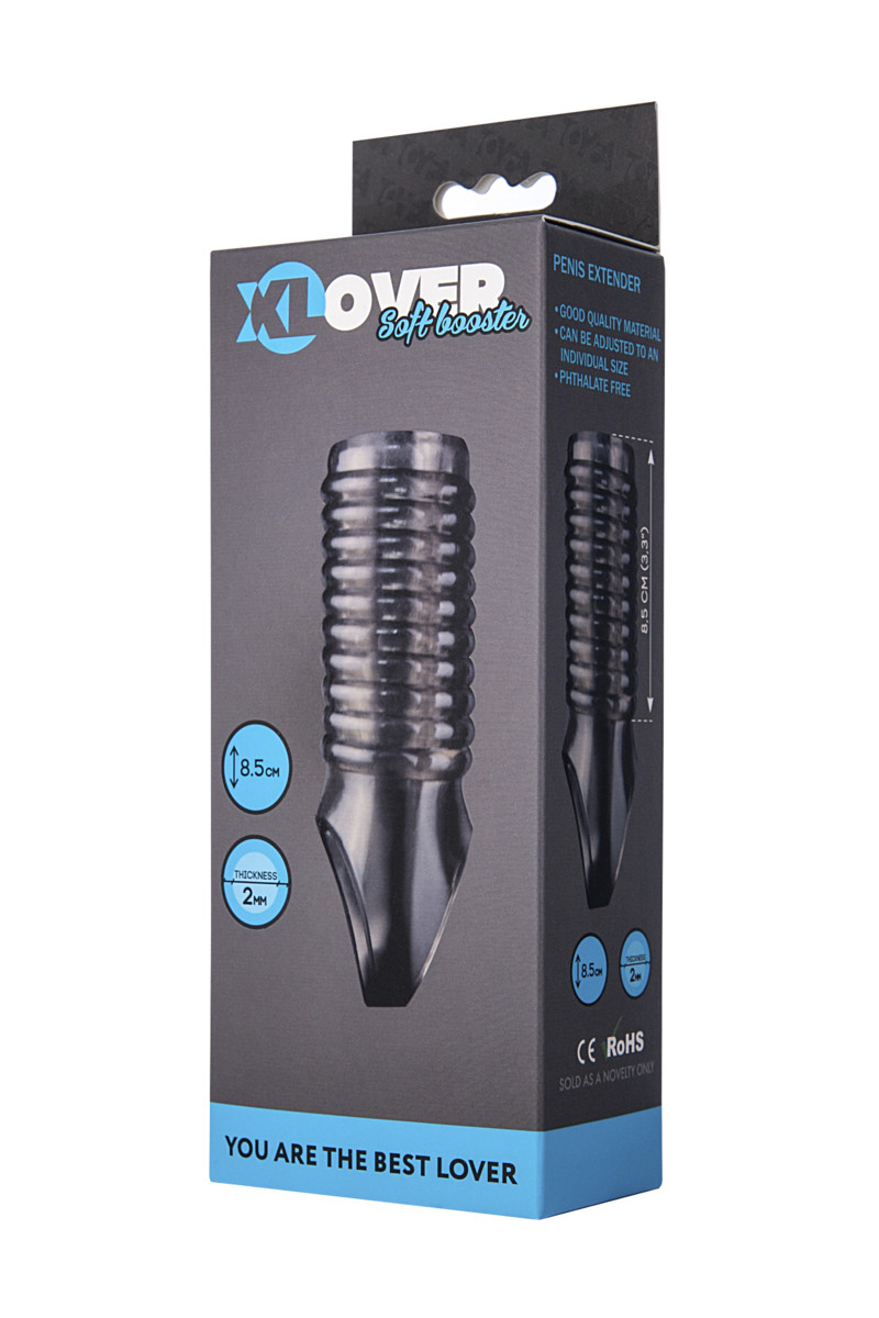 Насадка ToyFa XLover, прозрачная, 11 см