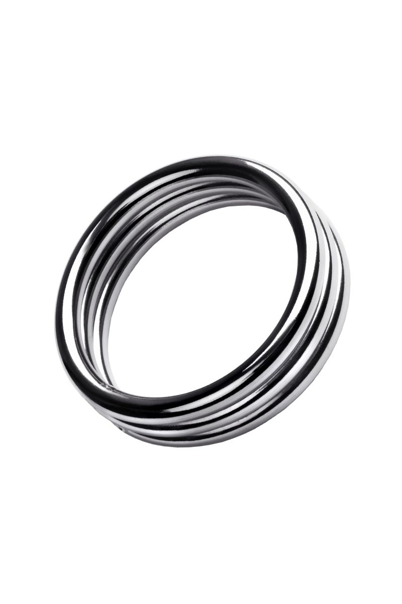 Кольцо на пенис TOYFA Metal, серебряное, 4,3 см