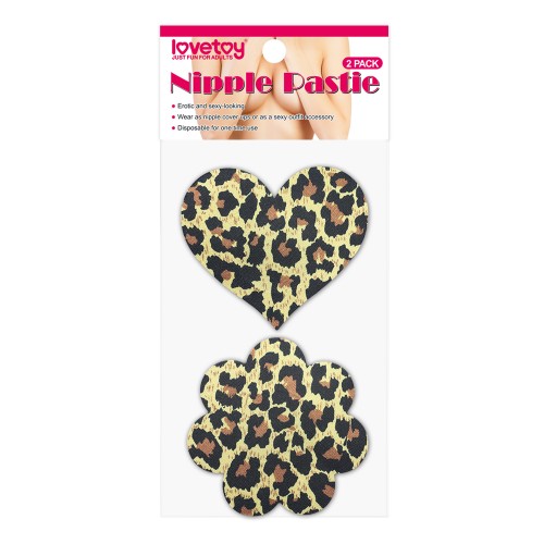 Пэстисы для груди Lovetoy Leopard Sexy Nipple Pasties (2 Pack)