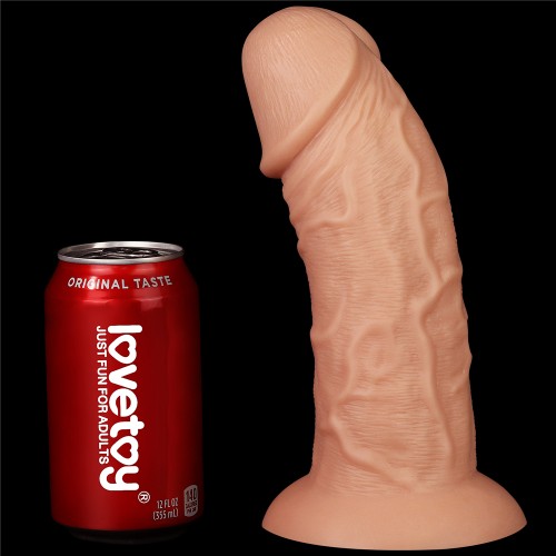 Фаллоимитатор Lovetoy реалистичый с присоской LoveToy Curved Dildo 24 см