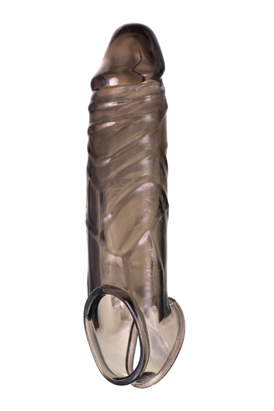 Насадка ToyFa XLover, черная прозрачная, 15,5 см