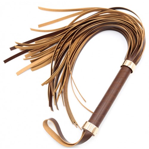 Коричневая плеть Kissexpo с петлей 62 см