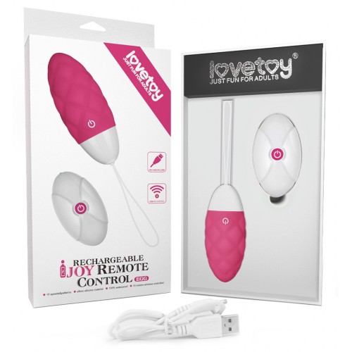 Перезаряжаемое виброяйцо с пультом дистанционного управления Lovetoy Ijoy Wireless Remote Control Rechargeable Egg