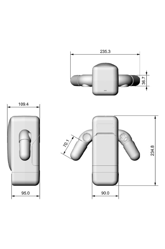 Инновационный робот-мастурбатор Amovibe Game Cup (белый)