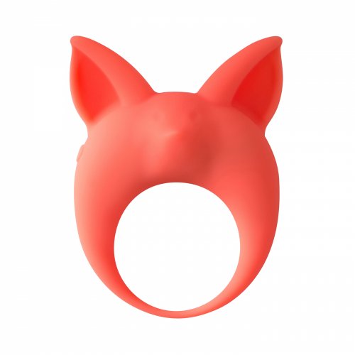 Эрекционное виброкольцо Lola Toys Mimi Animals Kitten Kyle Orange
