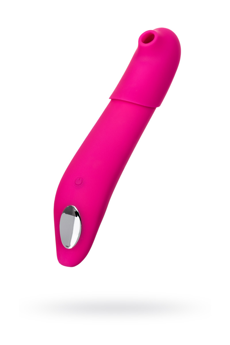 Стимулятор 2 в 1: с пульсацией и вакуум-волновой стимуляцией JOS Oscar, розовый, 20,5 см