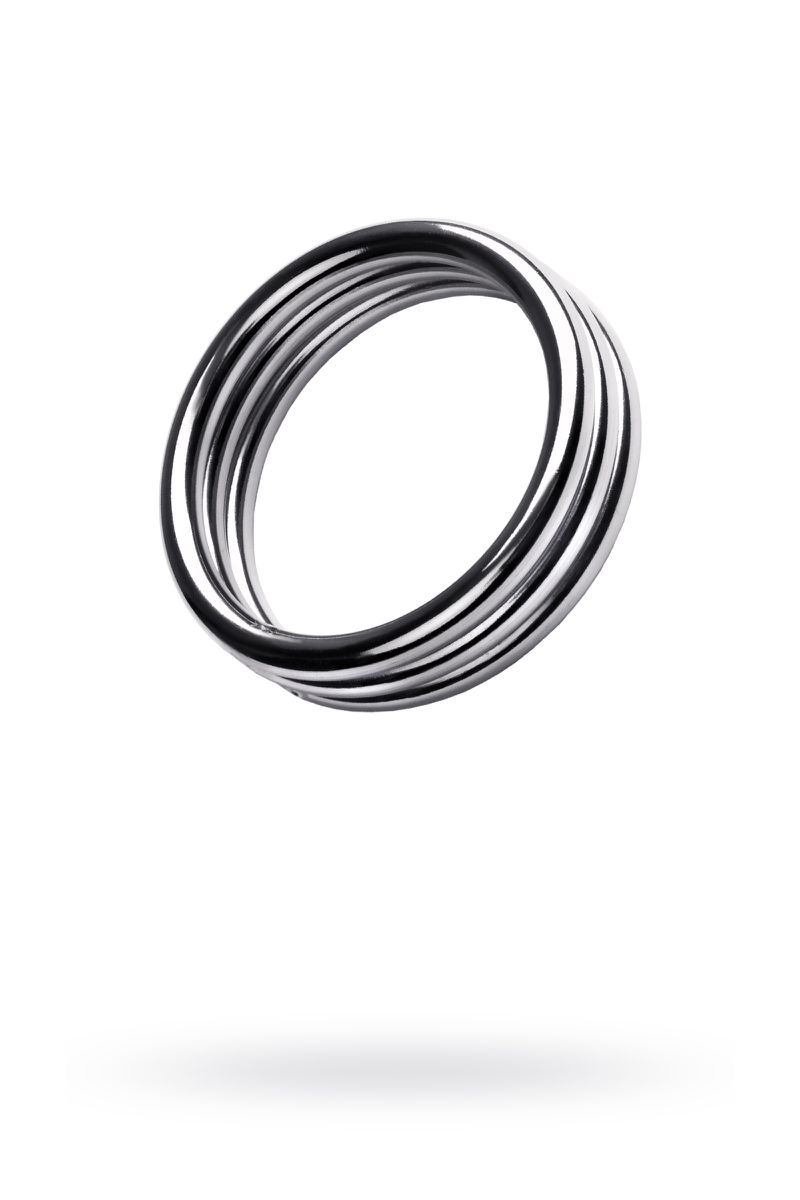 Кольцо на пенис TOYFA Metal, серебряное, 4,3 см