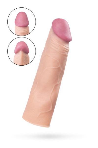 Насадка на пенис TOYFA A-Toys, SoftSkin, телесный, 16,5 см Насадка на пенис TOYFA A-Toys, SoftSkin, телесный, 16,5 см