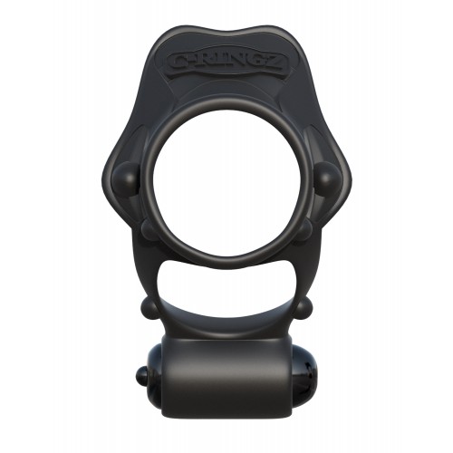 Двойное эрекционное кольцо PipeDream с вибрацией Fantasy C-Ringz Rock Hard Vibrating Ring