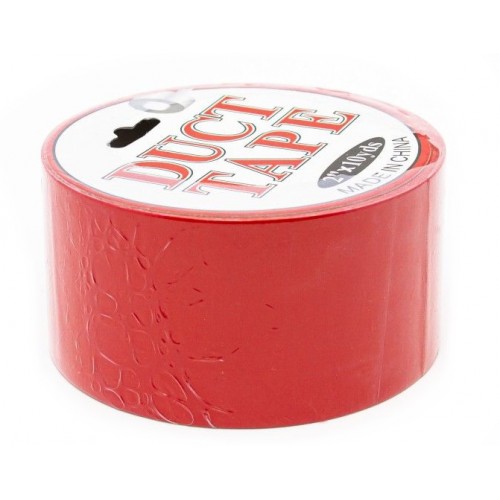 Бондажная лента Kissexpo Duct Tape красная 15 м